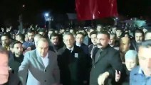 Özgür Özel'e memleketi Manisa'daki şehit cenazesinde protesto