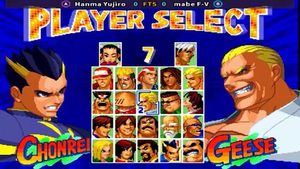 Hanma Yujiro vs mabe F-V - Real Bout Fatal Fury 2 - FT5