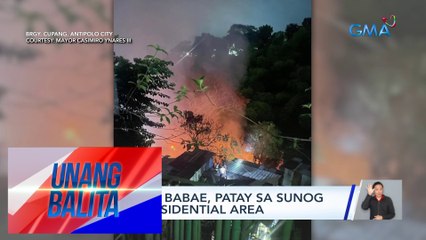 6-anyos na babae, patay sa sunog sa isang residential area | UB