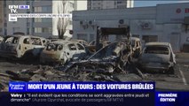 À Tours, des voitures incendiées après la mort d'un jeune homme renversé par une voiture de police
