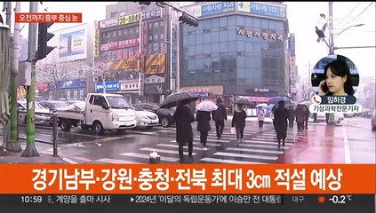 눈 내리는 성탄절…오전까지 눈, 한낮 기온 영상권