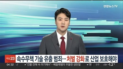 '속수무책' 기술유출 범죄…처벌 강화로 산업 보호해야