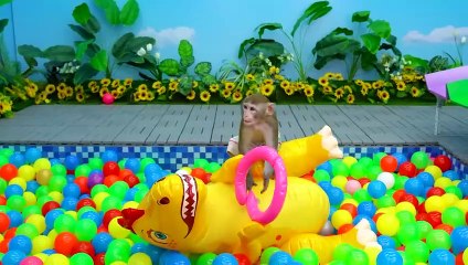 KiKi Monkey's Playtime with Magical Hot and Cold Ice Cream Vending M_y_null