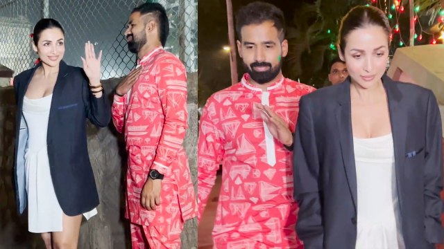 Malaika Arora made her first public appearance since her ex-husband Arbaaz Khan got married again