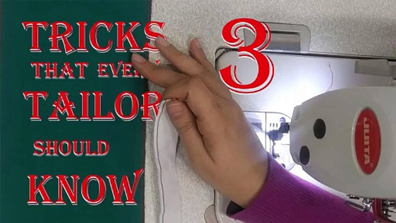 3 Sewing Tips that every Tailor/Seamstress must Know
