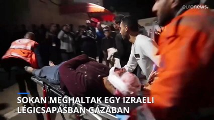 Sokan meghaltak egy izraeli légicsapásban Gázában