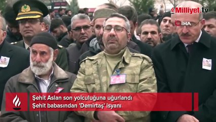Şehit Aslan son yolculuğuna uğurlandı