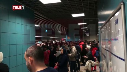 Marmaray’da yine arıza! Yolcular isyan etti