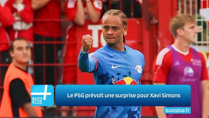 Le PSG prévoit une surprise pour Xavi Simons