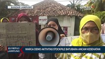 Warga Demo Aktivitas Stockpile  Batu Bara Ancam Kesehatan
