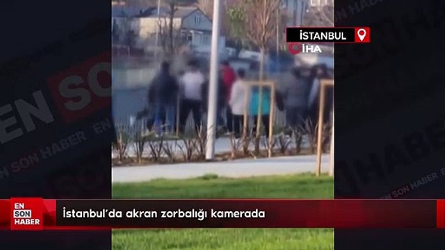 İstanbul'da akran zorbalığı kamerada