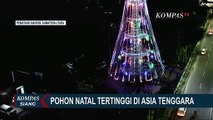 Tertinggi di Asia Tenggara, Ini Penampakan Pohon Natal 39,5 Meter di Kota Pematangsiantar