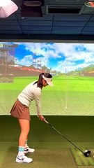 wow! The distance is short. Pro Yejin Cho’s Power Driver Shot!  우와! 거리가 ㄷㄷㄷ 조예진 프로의 Power 드라이버샷! _ choyejin_pro