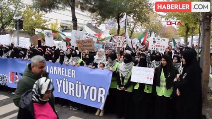 Batmanlı anneler Gazze için yürüyor