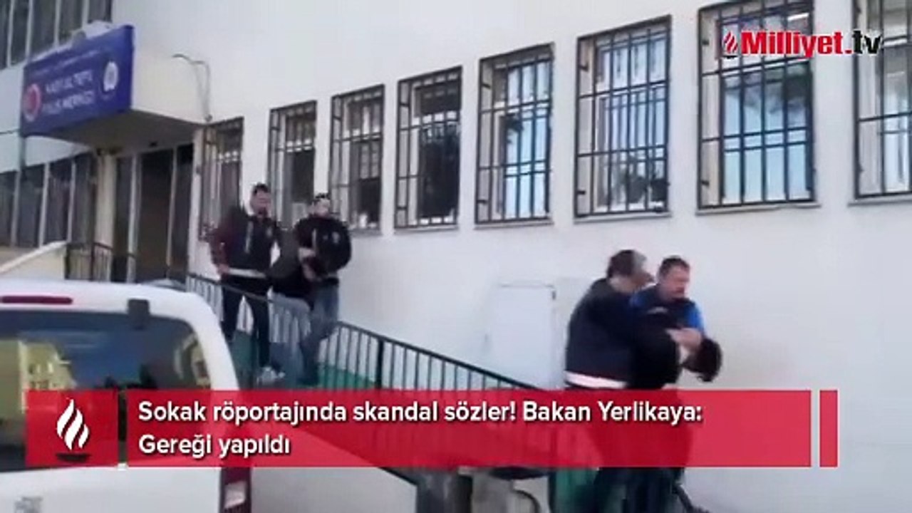 Sokak röportajında skandal sözler! Bakan Yerlikaya: Gereği yapıldı
