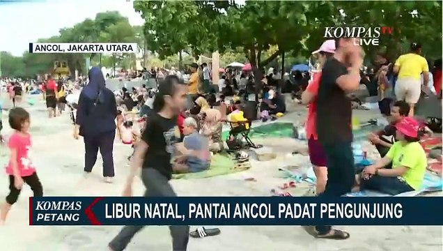 Pantai Ancol Padat Pengunjung, Tercatat Ada 55.000 Orang Masuk ke Area Ancol