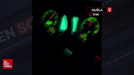 Muğla'da seyir halinde mesajlaşan şoföre para cezası