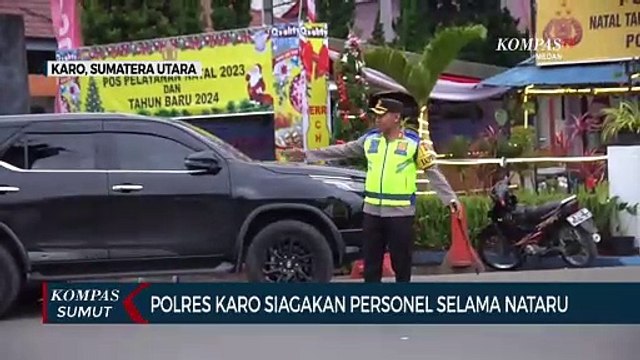 Polres Tanah Karo Siagakan 150 Personel Selama Libur Natal dan Tahun baru