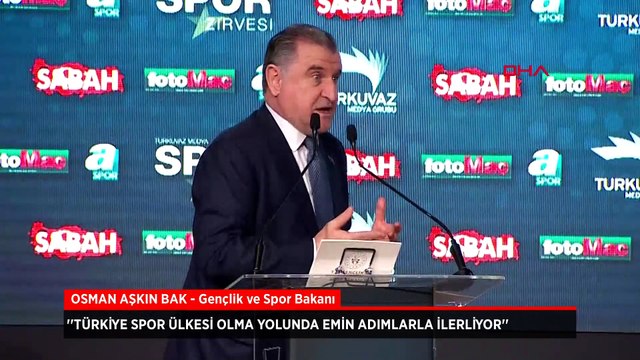 Osman Aşkın Bak: Spor ülkesi olma yolunda emin adımlarla ilerliyoruz