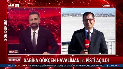 Sabiha Gökçen havalimanı 2. pisti açıldı