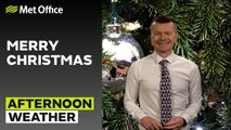 Met Office Afternoon Weather Forecast 25/12/2023 – Rain or showers for many