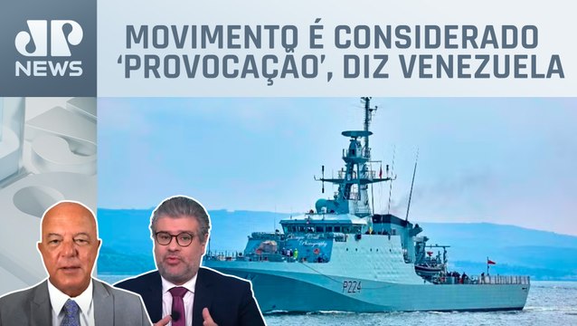 Reino Unido anuncia envio de navio militar para Guiana; Motta e Monteiro comentam