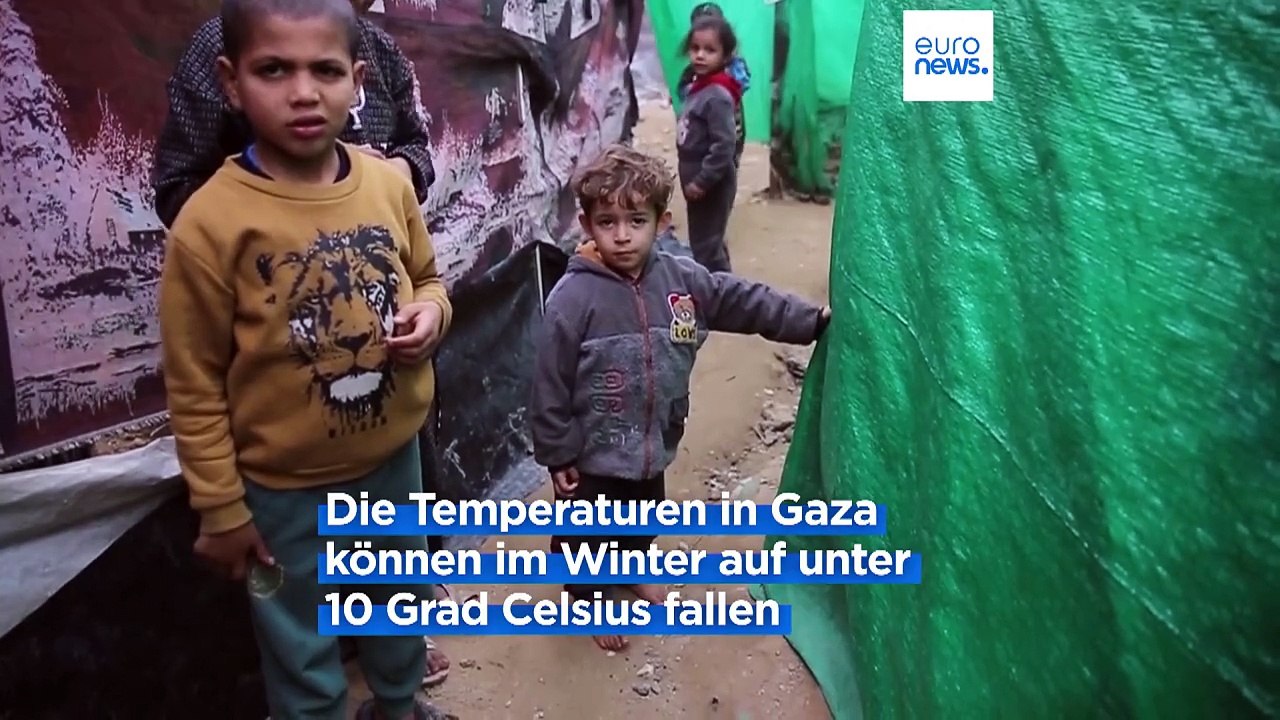 Wintereinbruch in Gaza: Kein Schutz vor Regen und Kälte