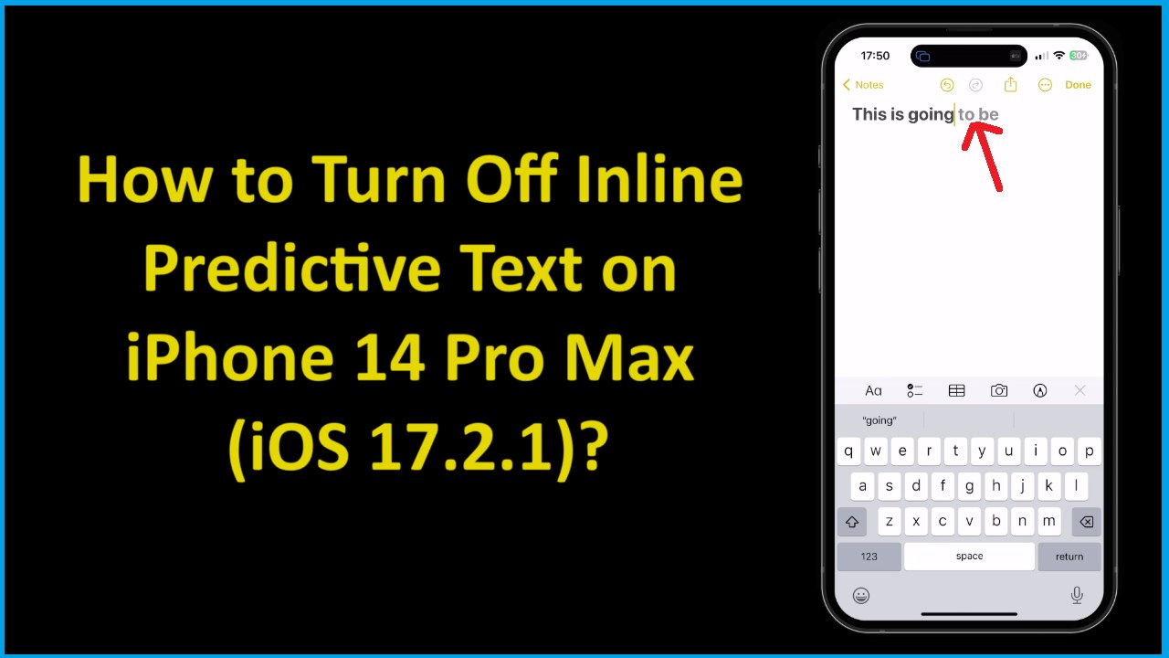 How to Turn Off Inline Predictive Text on iPhon...