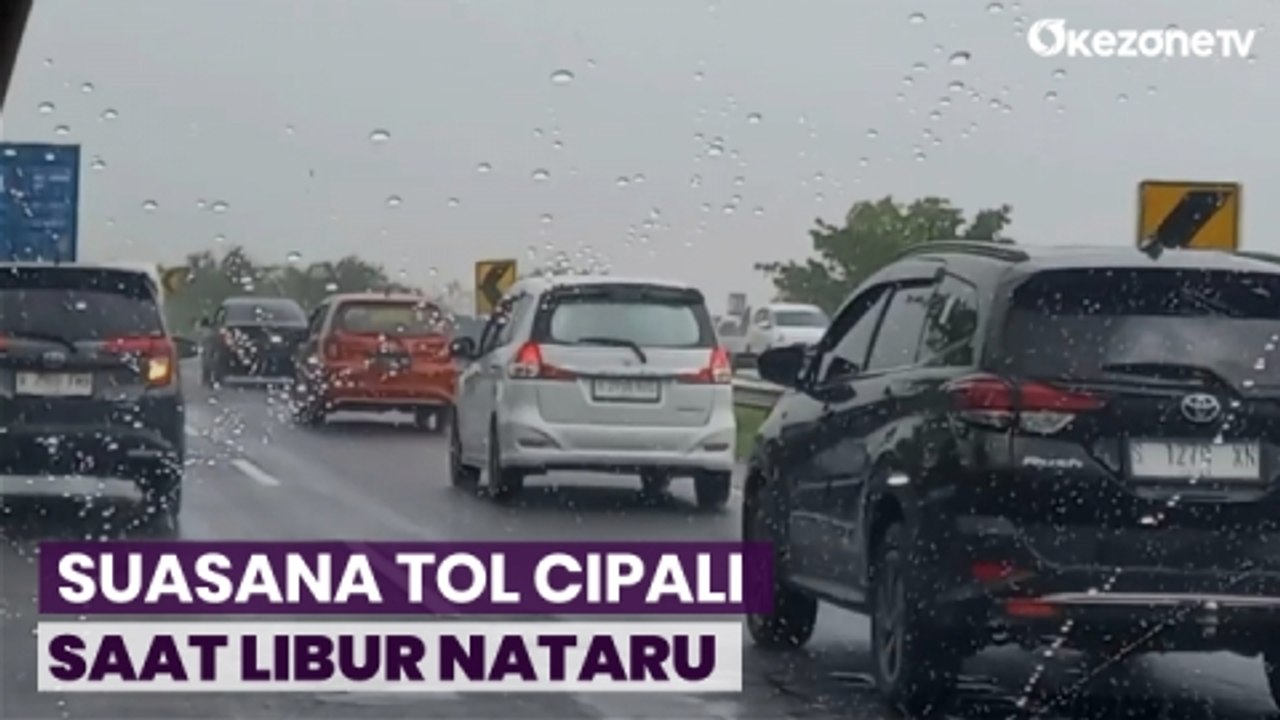 Suasana Tol Cipali saat Libur Nataru, Rest Area Dipadati Pemudik