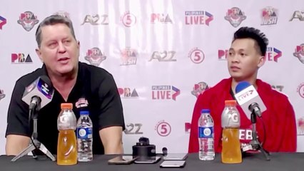 Interview with Best Player Scottie Thompson and Coach Tim Cone [Dec. 25, 2023]