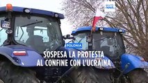 Confine tra Polonia e Ucraina, sospese le proteste di agricoltori e camionisti polacchi