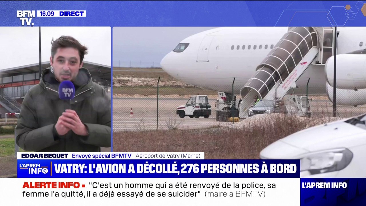 Vatry: 276 passagers sont à bord de l'avion qui...