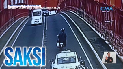 Kotse at motorsiklo, nagbanggaan sa Mandaue-Mactan Bridge; isa patay, isa kritikal | Saksi