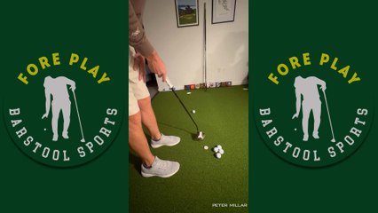 Trying Out One-Handed Putts Like Tiger Woods