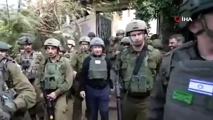 Netenyahu katliamcı askerlerini ziyaret etti! Talimat verdi..