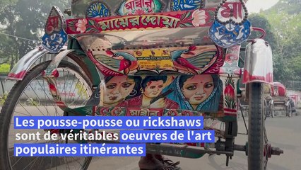 L'art du rickshaw menacé au Bangladesh