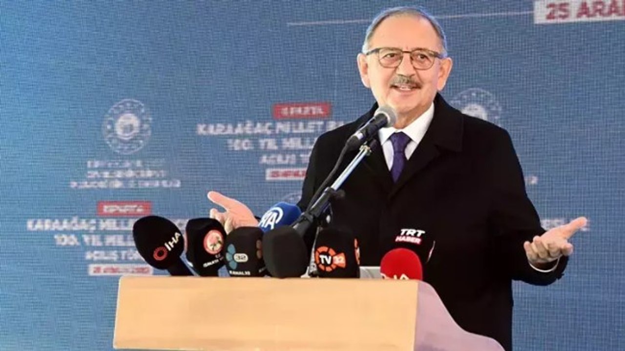Bakan Mehmet  Özhaseki: 100 milyon metrekare yeşil alan için proje başlattık