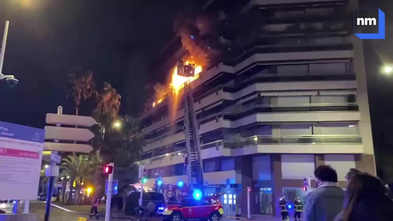 Violent feu d'appartement sur la Croisette à Cannes