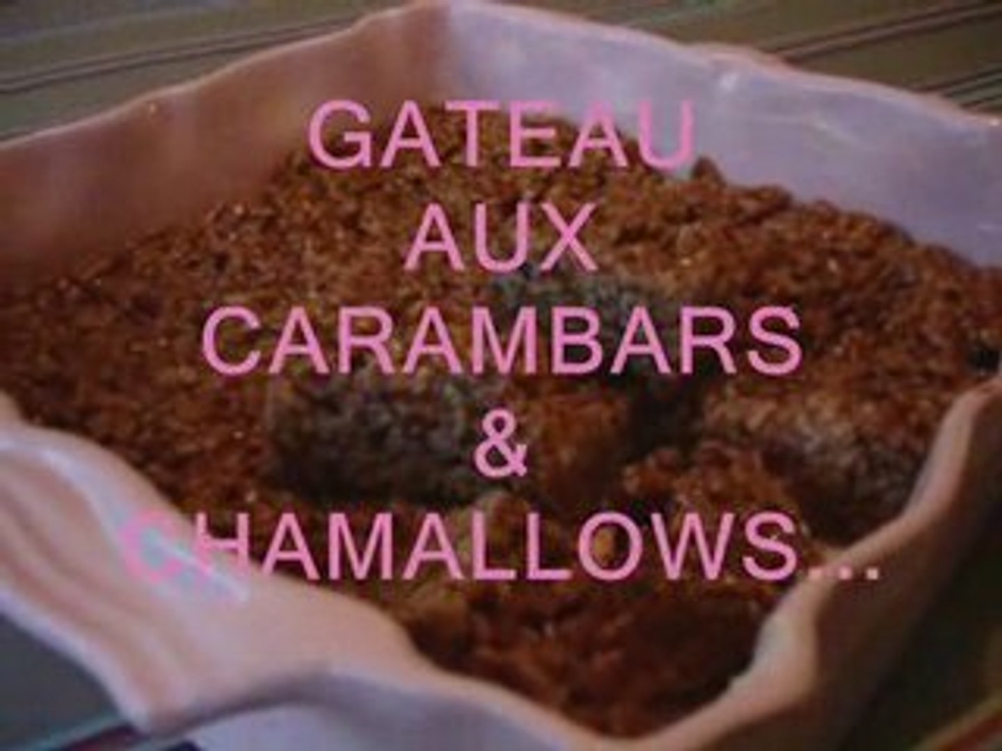 Gateau Aux Carambars Et Aux Chamallows Video Dailymotion