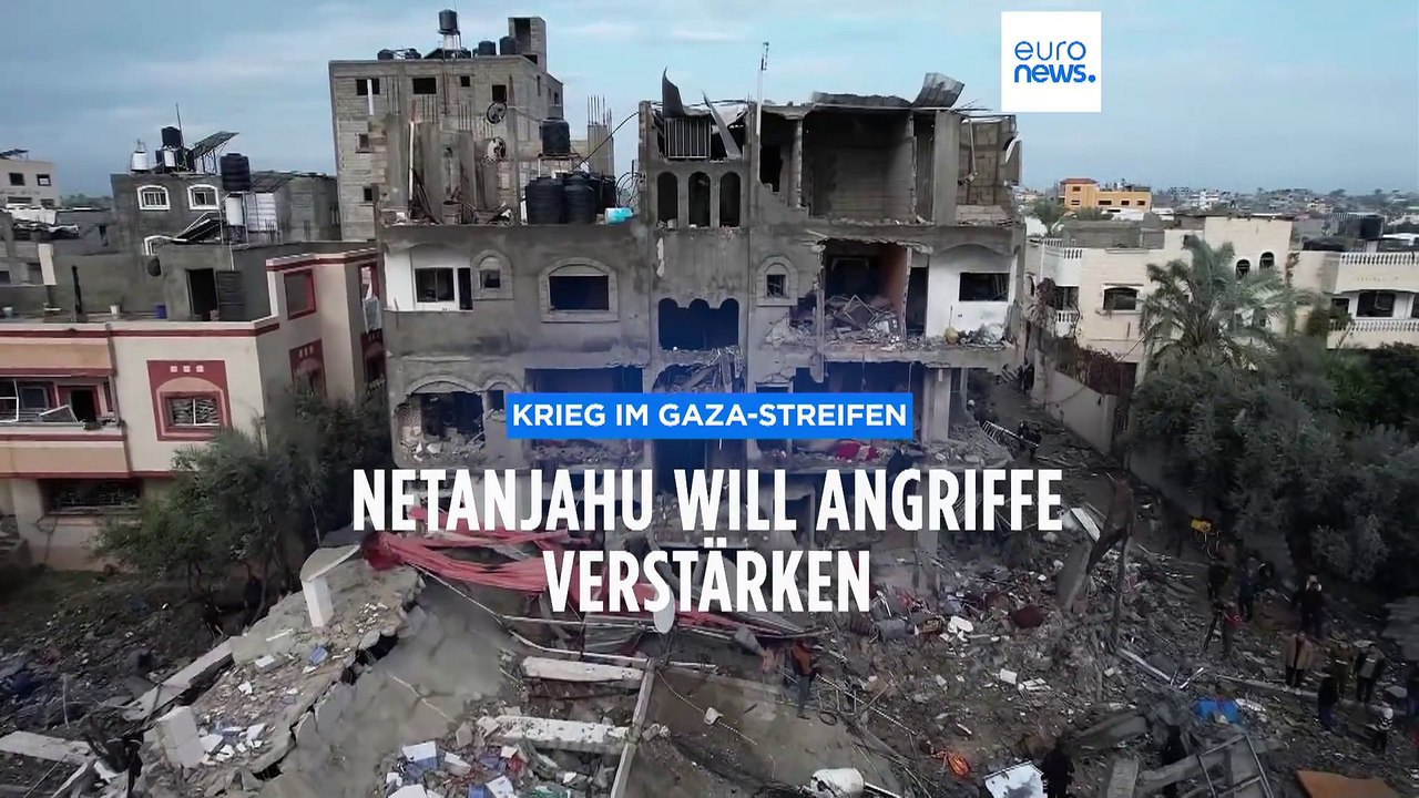 Truppenbesuch im Gazastreifen: Netanjahu will Angriffe verstärken