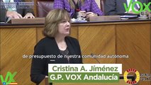 Cristina A. Jiménez en doble intervención durante el Debate final de la Ley de P