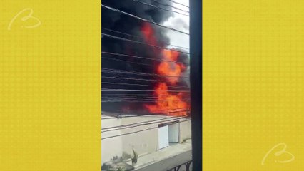 Incêndio destrói barracão de empresa no Novo Mundo