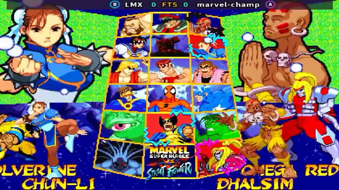 LMX vs marvel-champ - Marvel Super Heroes Vs. Street Fighter - FT5