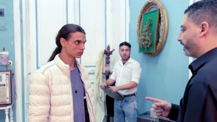 مشهد مسرب من مسلسل ابناء عزازيل اخراج فادي نور