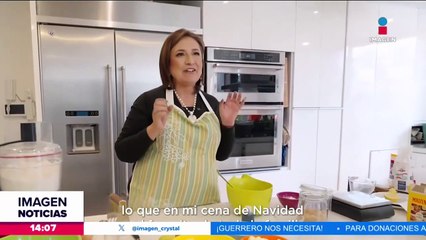 Xóchitl Gálvez comparte su receta favorita de Navidad