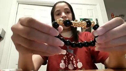 #38. I GOT my obsidian bracelet! WOOO!