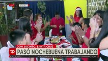 Pese a ser Navidad, don Jacinto debió pasar Nochebuena trabajando y lejos de su familia