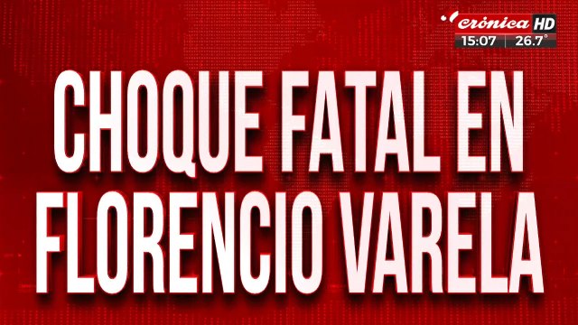 Florencio Varela: choque entre un auto y un colectivo dejó dos muertos