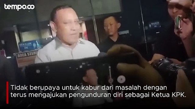 Firli Bahuri Diminta Jantan dalam Menjalani Proses Hukum, Bukannya Mundur dari KPK
