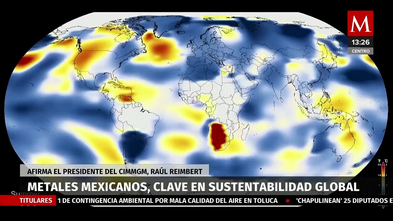 Presidente del CIMMGM asegura que metales mexicanos son clave en sustentabilidad global